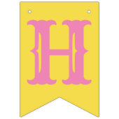 GLÜCKLICHER SPRING BABY CHICK BUNTING BANNER indiv (Dritte Fahne)