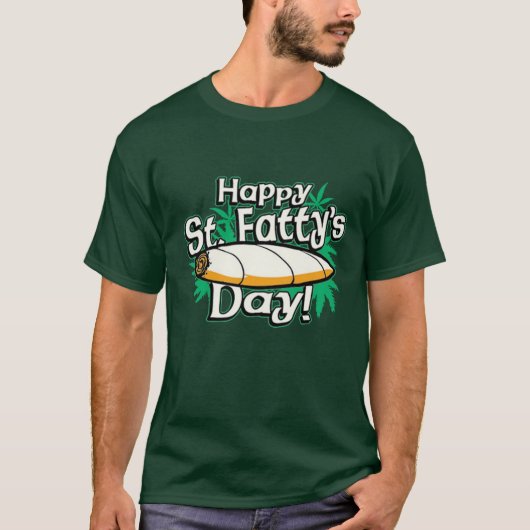 glücklicher St. fattys Tag T-Shirt (Vorderseite)