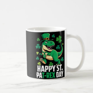 Glücklicher St Pat-Rex Dinosaurier St. Patrick's D Kaffeetasse