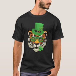 Glücklicher St Pat-Rex Dinosaurier St. Patrick's D T-Shirt
