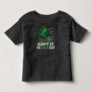 Glücklicher St. Pat Trex Tag Dinosaurier Kleinkind T-shirt