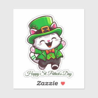 Glücklicher St. Patrick Aufkleber
