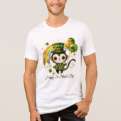 Glücklicher St. Patrick Männer- Tri-Blend Shirt (Vorderseite)