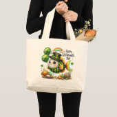 Glücklicher St. Patrick’s Day Fisch-Tragetasche Jumbo Stoffbeutel (Vorderseite (Produkt))
