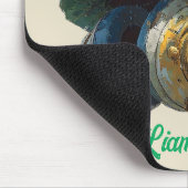 Glücklicher St. Patrick’s Day Musik Personalisiert Mousepad (Ecke)