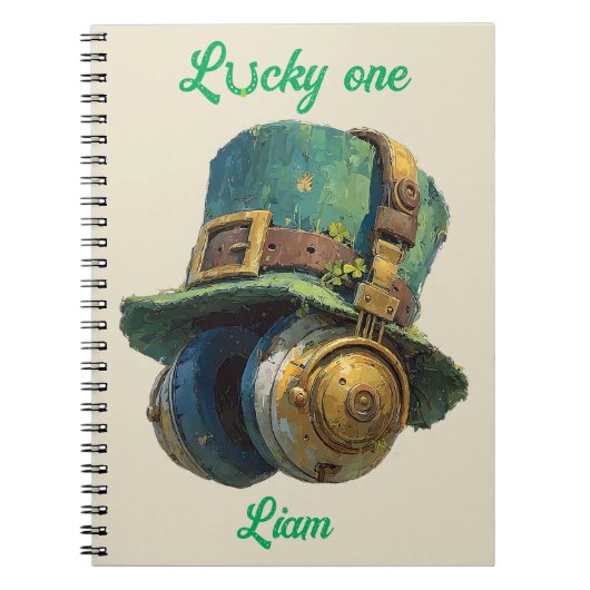 Glücklicher St. Patrick’s Day Musik Personalisiert Notizblock (Vorderseite)