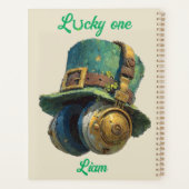 Glücklicher St. Patrick’s Day Musik Personalisiert Planer (Rückseite)