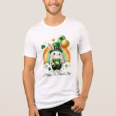 Glücklicher St. Patrick’s Herren Tri-Blend Shirt (Vorderseite)