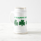 GLÜCKLICHER ST. PATRICK-TAG BIERGLAS (Vorderseite Links)