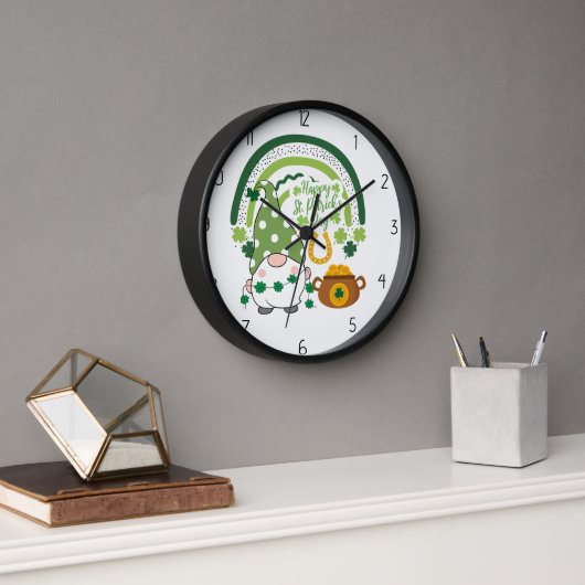 Glücklicher St. Patrick Uhr (Büro)