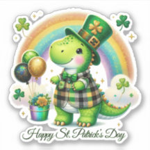 Glücklicher St. Patrick's Day Aufkleber