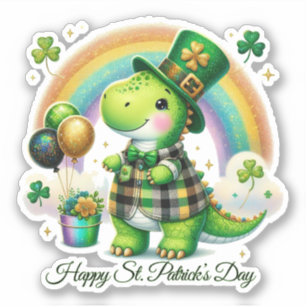 Glücklicher St. Patrick's Day Aufkleber