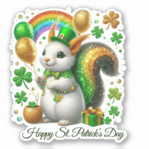 Glücklicher St. Patrick's Day Aufkleber