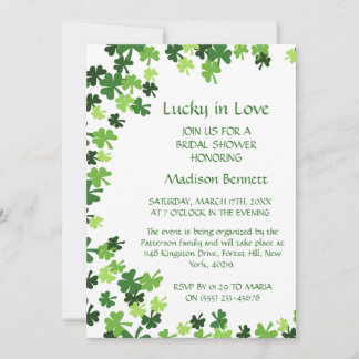 Glücklicher St. Patrick's Day BABYShower-Karte Feiertagskarte