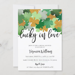 Glücklicher St. Patrick's Day Brautjungfernparty Einladung