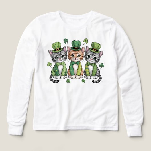 Glücklicher St. Patrick's Day Kätzchen-47474 (Design Vorderseite)