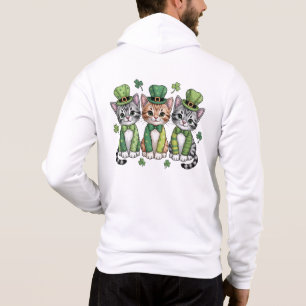 Glücklicher St. Patrick's Day Kätzchen-47474 Hoodie