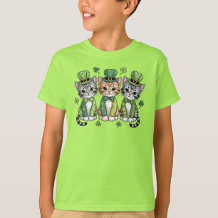 Glücklicher St. Patrick's Day Kätzchen-47474 T-Shirt