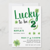Glücklicher St. Patrick's Day Kindergeburtstag Einladung (Vorderseite)