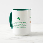 Glücklicher St. Patrick's Day Kobold  Tasse (Vorderseite Links)