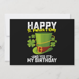 Glücklicher St. Patrick's Day und ja, es ist mein Einladung