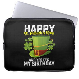 Glücklicher St. Patrick's Day und ja, es ist mein  Laptopschutzhülle