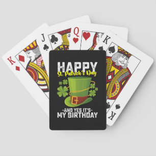 Glücklicher St. Patrick's Day und ja, es ist mein  Spielkarten