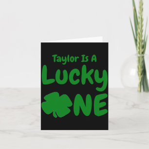 Glücklicher St. Patricks Day zum 1. Geburtstag Bab Karte