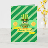 Glücklicher St- Patricktag Karte (Gelbe Blume)