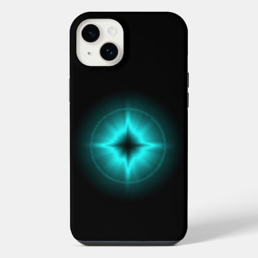 Glücklicher Stern iPhone Hülle (Rückseite)