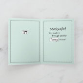 Glücklicher Steuertag, Spaß Karte (Innenseite)