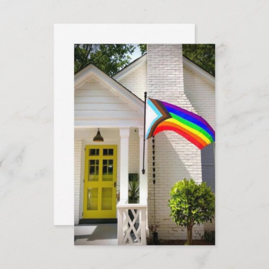 Glücklicher Stolz! Dankeskarte (Vorne/Hinten)