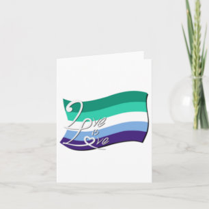 Glücklicher Stolz! Gay Flag Oversifiziert Karte
