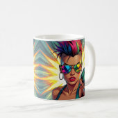 Glücklicher Stolz! Lgbtqia+ Monat Kaffeetasse (VorderseiteRechts)