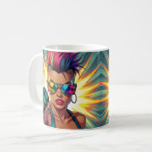 Glücklicher Stolz! Lgbtqia+ Monat Kaffeetasse (Vorderseite Links)