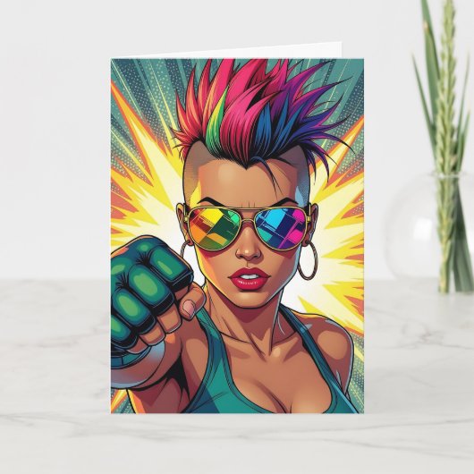 Glücklicher Stolz! Lgbtqia+ Monat Karte (Vorderseite)