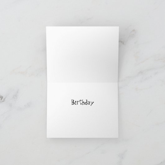 Glücklicher Surfer-Geburtstag Karte (Innenseite)