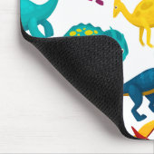Glücklicher süßer Dino Mousepad (Ecke)