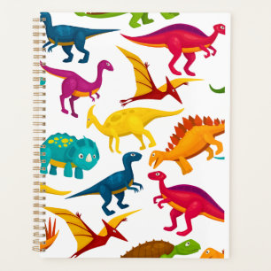 Glücklicher süßer Dino Planer