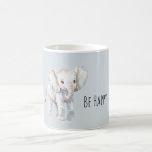 Glücklicher Süßer Elefant Kaffeetasse