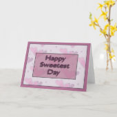 Glücklicher süßester Tag Karte (Gelbe Blume)