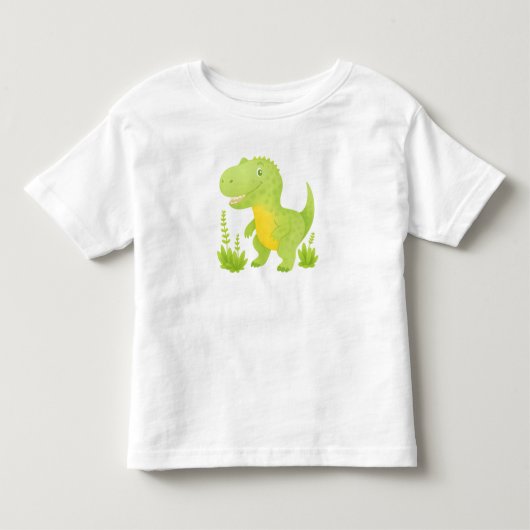 Glücklicher T-Rex Kleinkind T-shirt (Vorderseite)