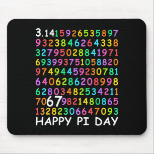 Glücklicher Tag 3.14 Mathe-Liebhaber 67 Mathe-Lehr Mousepad