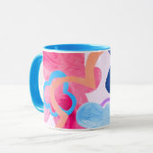 Glücklicher Tag Becher Tasse (Vorderseite Links)