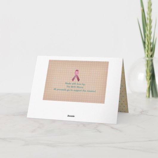 Glücklicher Tag der Adoption! Karte (Rückseite)