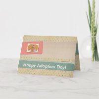 Glücklicher Tag der Adoption!