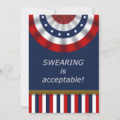 Glücklicher Tag der Einweihung! Patriotisch (Vorderseite)