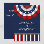 Glücklicher Tag der Einweihung! Patriotisch (Vorne/Hinten)