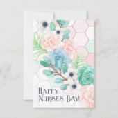 Glücklicher Tag der Krankenschwestern! Honeycomb S Karte (Vorderseite)