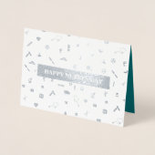 Glücklicher Tag der Krankenschwestern. Stethoscope Folienkarte (Vorderseite)